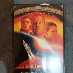 Armageddon Widescreen DVD Bruce Willis - Orange, Black